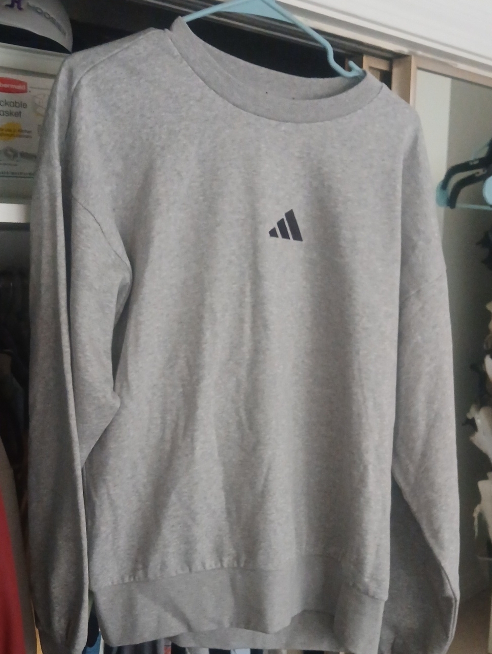 Mens Large Adidas Crewneck Sweatshirt